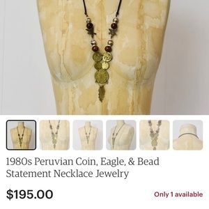 Vintage Peruvian Tribal Necklace